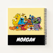 Sesame Street | Sesame-vrienden | Naam toevoegen Notitieboek (Achterkant)