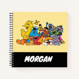 Sesame Street Sesame-vriendjes Voeg naam toe Notitieboek