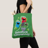 Sesame Street | Shamrock Shenanigans! Tote Bag (Dichtbij)
