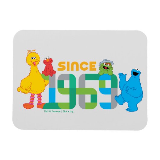 Sesame Street | Sinds 1969 Magneet (Horizontaal)