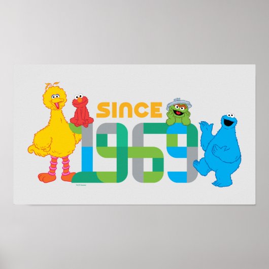 Sesame Street | Sinds 1969 Poster (Voorkant)