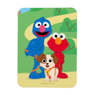 Sesame Street Tango met Grover & Elmo Magneet