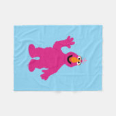 Sesame Street Telly Monster Fleece Deken (Voorkant (Horizontaal))