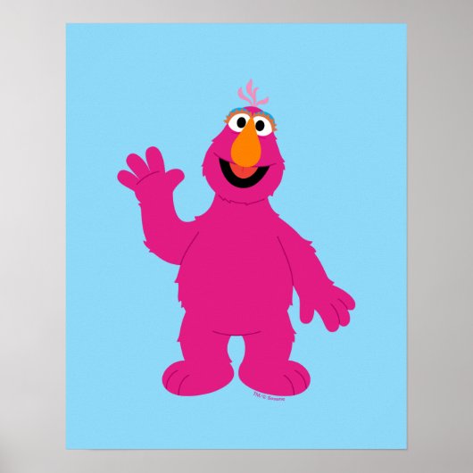 Sesame Street Telly Monster Poster (Voorkant)