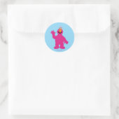 Sesame Street Telly Monster Ronde Sticker (Tas)