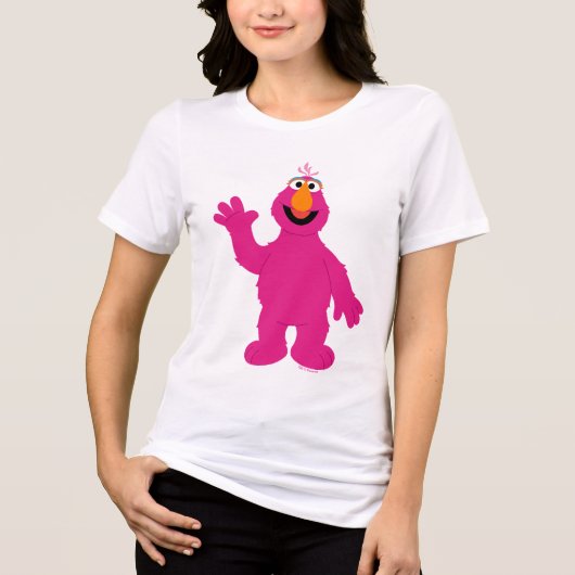 Sesame Street Telly Monster Tri-Blend Shirt (Voorkant)
