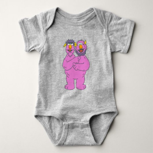 Sesame Street Tweekoppig Monster Romper (Voorkant)
