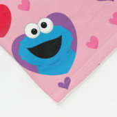 Sesame Street Valentijn Hearts Pattern Fleece Deken (Hoek)