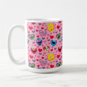 Sesame Street Valentijn Hearts Pattern Koffiemok (Links)