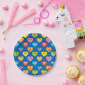 Sesame Street Valentijn Hearts Pattern Papieren Bordje (Feest)