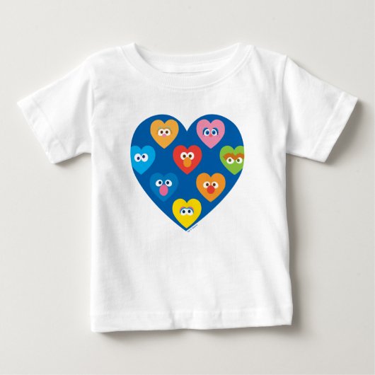 Sesame Street Valentijnshartjes Patroon (Voorkant)