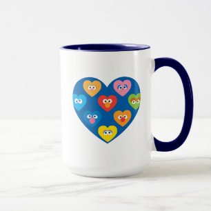 Sesame Street Valentijnshartjes Patroon Mok