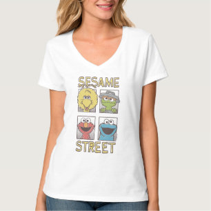 Sesame Street Vintage Character Comic 2 T-shirt