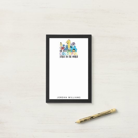 Sesame Street | Voeg je naam toe Post-it® Notes (Op bureau)