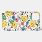 Sesame Street-vrienden | Big Head Core-patroon Case-Mate iPhone Case (Achterkant (horizontaal))