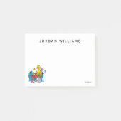 Sesame Street-vrienden die wuiven Post-it® Notes (Voorkant)