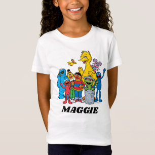 Sesame Street-vrienden die wuiven T-shirt