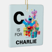 Sesame Street-vrienden en -cadeaus Keramisch Ornament (Rechts)