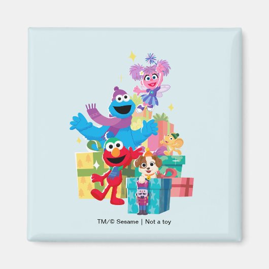 Sesame Street-vrienden en -cadeaus Magneet (Voorkant)
