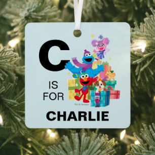 Sesame Street-vrienden en -cadeaus Metalen Ornament