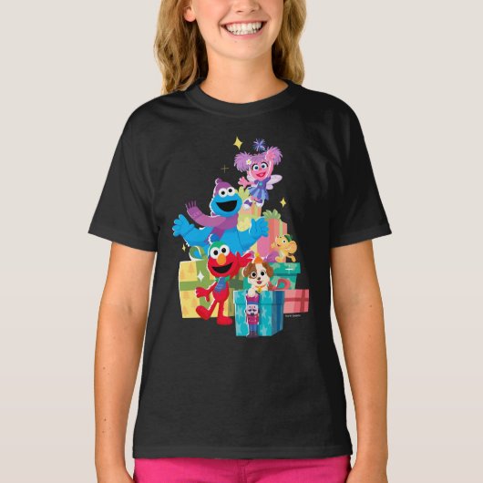 Sesame Street-vrienden en -cadeaus T-shirt (Voorkant)