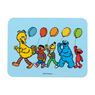 Sesame Street-vrienden Feestballonnen Magneet
