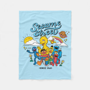 Sesame Street Vrienden sinds 1969 Fleece Deken