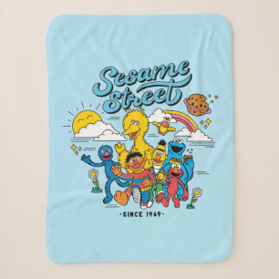 Sesame Street Vrienden sinds 1969 Sherpa Deken
