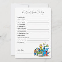 Sesame Street-vrienden wensen voor baby bij baby s