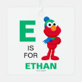 Sesame Street | Winter Elmo Metalen Ornament (Voorkant)