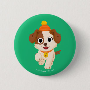 Sesame Street Winter Tango Ronde Button 5,7 Cm