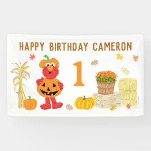 Sesame Street's Elmo Najaars Verjaardag Spandoek