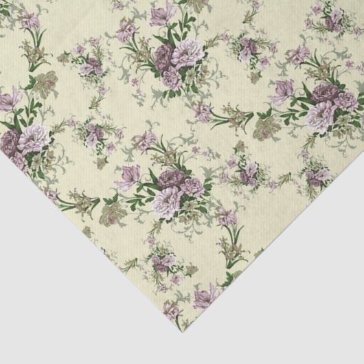 Sesamless floral mix pattern tissuepapier (Detail)