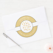 Sesamolielabel Ronde Sticker (Envelop)