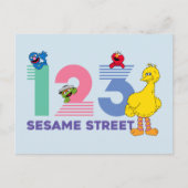 Sesamstraat 123 briefkaart (Voorkant)