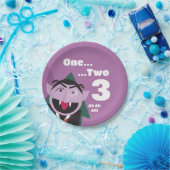 Sesamstraat 3e Derde Verjaardagsfeestje Papieren Bordje (Feest)