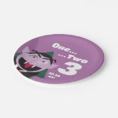 Sesamstraat 3e Derde Verjaardagsfeestje Papieren Bordje (Gekanteld)