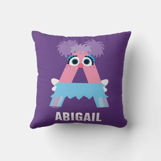 Sesamstraat | A is voor Abby Kussen (Achterkant)