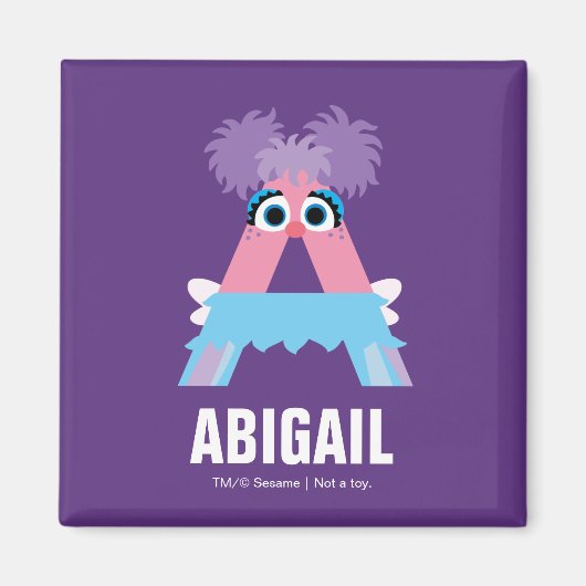 Sesamstraat | A is voor Abby Magneet (Voorkant)