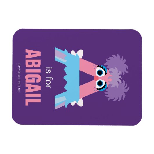 Sesamstraat | A is voor Abby Magneet (Horizontaal)