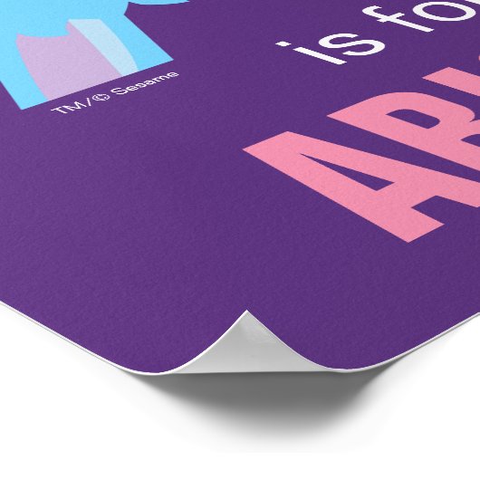 Sesamstraat | A is voor Abby Poster (Hoek)