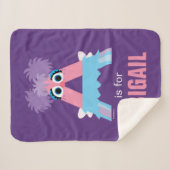 Sesamstraat | A is voor Abby Sherpa Deken (Voorkant (horizontaal))