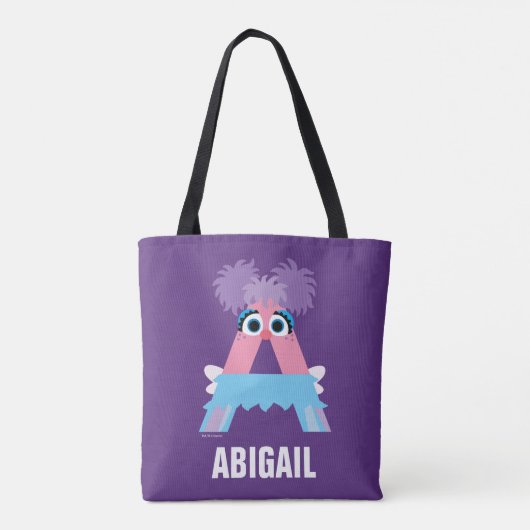 Sesamstraat | A is voor Abby Tote Bag (Achterkant)