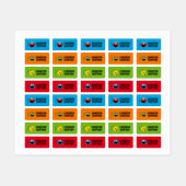 Sesamstraat Aangepaste Kinder labels (Vel)