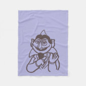 Sesamstraat | Aantal von Count Fleece Deken (Voorkant)