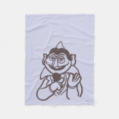 Sesamstraat | Aantal von Count Fleece Deken (Voorkant)