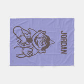 Sesamstraat | Aantal von Count | Jouw namen toevoe Fleece Deken (Voorkant (Horizontaal))