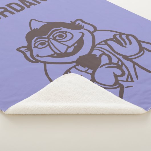 Sesamstraat | Aantal von Count | Jouw namen toevoe Sherpa Deken (3/4)