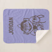 Sesamstraat | Aantal von Count | Jouw namen toevoe Sherpa Deken (Voorkant (horizontaal))