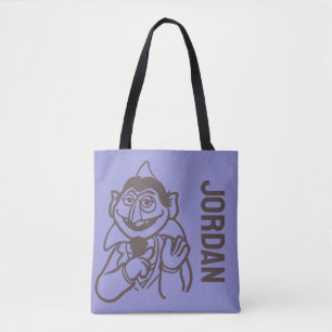 Sesamstraat Aantal von Count Jouw namen toevoe Tote Bag